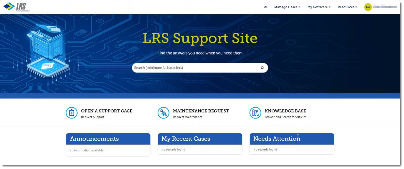 Support Portal (image)